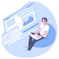 developer project engineer programming software Royalty Free Stock Photo