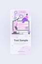 developer with robotic hand creating mobile website ui web application development program software optimization Royalty Free Stock Photo