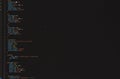 Developer software source code on monitor screen. writing script of software developer. program coding. programmer editing code Royalty Free Stock Photo