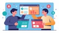 A developer uses AB testing to compare two versions of a website carefully analyzing the resulting data to determine