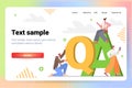 developers testing software app QA quality assurance coding programming question answer SQA concept Royalty Free Stock Photo