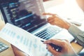 Developing programmer Team Development Website design and coding technologies working in software company office Royalty Free Stock Photo