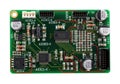 Development board with microcontroller and various electronic components for prototyping Royalty Free Stock Photo