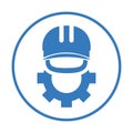 Development, business, equipment icon. Blue color design