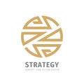 Development business strategy concept logo design. Letter Z sign. Industry marketing abstract symbol. Corporate identity.