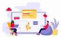 Development. Code language sign. Programming coding and developing concept