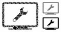 Development Composition Icon of Trembly Parts Royalty Free Stock Photo