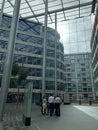 Tower Place modern offices in London with its glass atrium made by Foster and Partners Architects