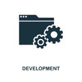 Development creative icon. Simple element illustration. Development concept symbol design from web development collection. Perfect Royalty Free Stock Photo