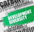Development Diversity on Brick Wall.