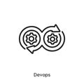 Development icon vector. Devops icon vector symbol illustration. Modern simple vector icon for your design.