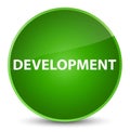 Development elegant green round button Royalty Free Stock Photo