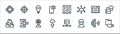 development line icons. linear set. quality vector line set such as usb drive, programmer, upload, folder, code, invention, Royalty Free Stock Photo