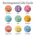 Development Operations & Life Cycle - DevOps Icon