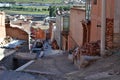 The development takes place around Labrang or Xiahe in Amdo Tibet Royalty Free Stock Photo