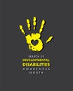 Developmental Disabilities Awareness Month observed in the month of March