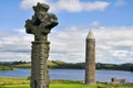 Devenish Island Monastic Site, North Ireland Royalty Free Stock Photo