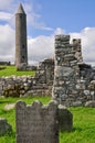 Devenish Island Monastic Site, Northern Ireland Royalty Free Stock Photo