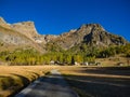 Devero plain in Alpe Veglia and Alpe Devero Natural Park Royalty Free Stock Photo