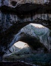 Devetashka cave, near Lovech, Bulgaria. In this cave have been made some scenes of The Expendables 2. Royalty Free Stock Photo