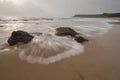 Devgad Beach during sunset,Sindhudurga,Maharashtra,India Royalty Free Stock Photo