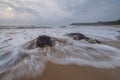 Devgad Beach during sunset,Sindhudurga,Maharashtra,India Royalty Free Stock Photo