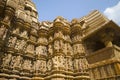 DEVI JAGDAMBA TEMPLE, South Wall - Sculptures, Western Group, Khajuraho, Madhya Pradesh, UNESCO World Heritage Site