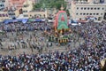 Devi suvadra chariot pulling at puri odisha india