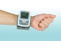 Device for blood pressure heart rate Royalty Free Stock Photo