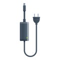 Device charger icon, cartoon style