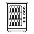 Device container food icon outline vector. Drink machine Royalty Free Stock Photo