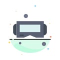 Device, Glasses, Google Glass, Smart Abstract Flat Color Icon Template