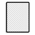 Device ipad pro for illustrators on white background. Royalty Free Stock Photo
