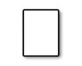Device ipad pro with 12.9 inch display. Template frame with shadow. Tablet pc, mobile device. Vector illustration Royalty Free Stock Photo