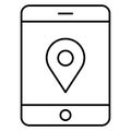Device location Isolated Vector icon which can easily modify or edit