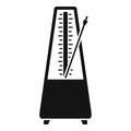 Device metronome icon, simple style