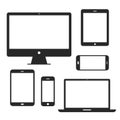 Device screen icon set