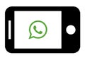 Device Whatsapp Icon Design. Audio, graphic.