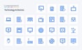 25 Devices Blue icon pack