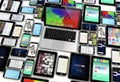 Devices collection Royalty Free Stock Photo