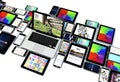 Devices collection Royalty Free Stock Photo