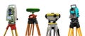 Devices for a geodesy Royalty Free Stock Photo