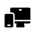 Devices Icon Vector Symbol Design Illustration Royalty Free Stock Photo