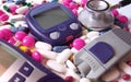 Devices for measuring blood sugar level and pills