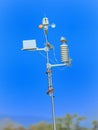 Devices meteorological station. Royalty Free Stock Photo