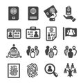 nationality icon set