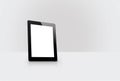 Devices Responsive set with blank screen saver isolated on grey background 3D Rendering