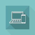 Devices series - Vector flat minimal icon Royalty Free Stock Photo