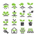 Sprout icon set