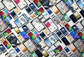 devices top view Royalty Free Stock Photo
